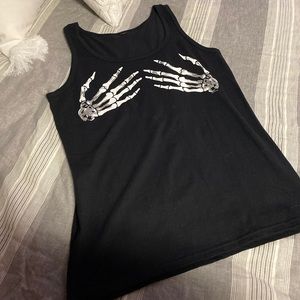 Skeleton Hand Top